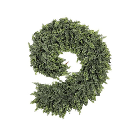 Plastic Simulated Pine Leaves Wall Hanging Decoration