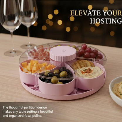Plastic snack tray