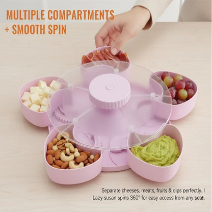 Plastic snack tray