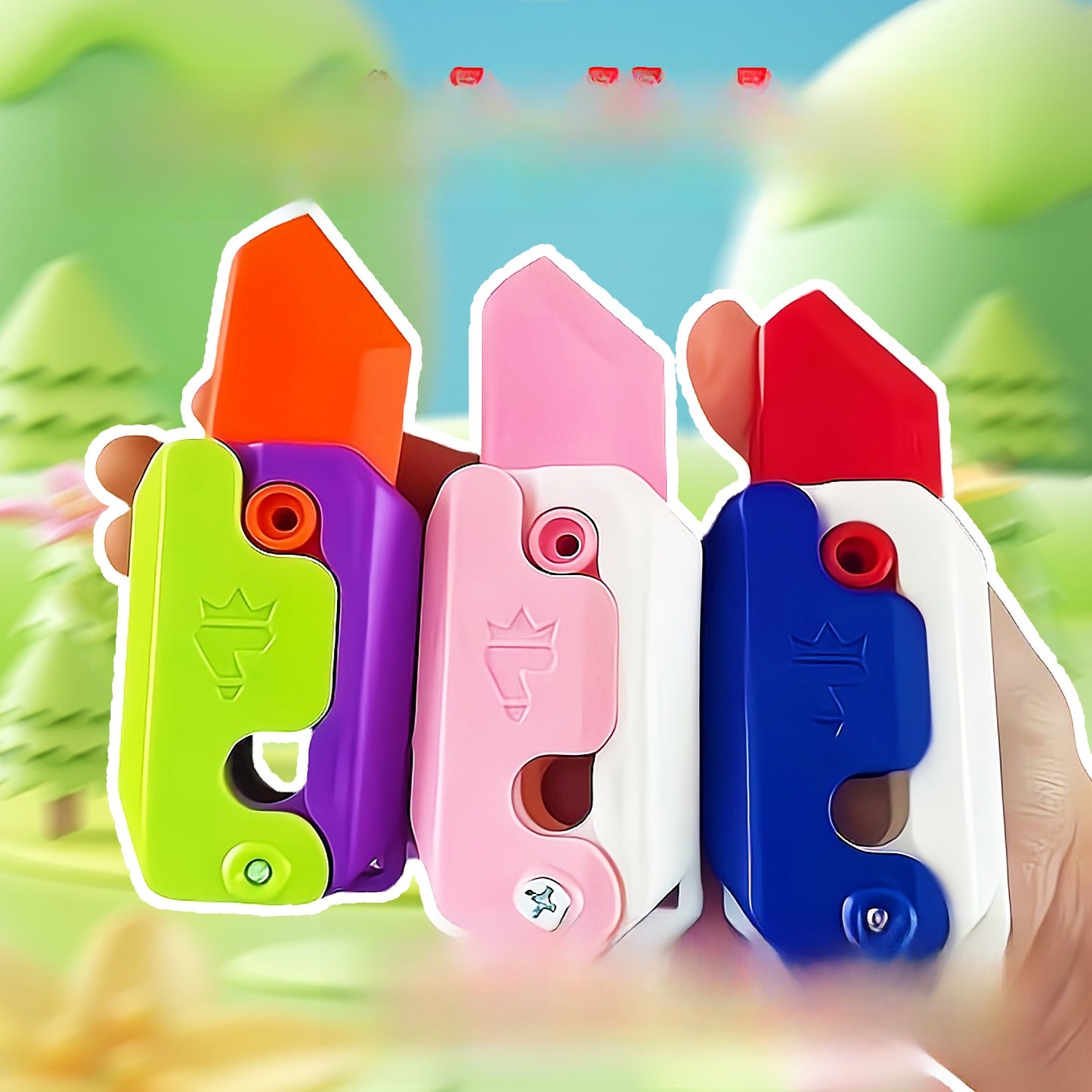 plastic toy knife