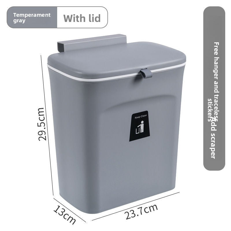 Plastic trash bin