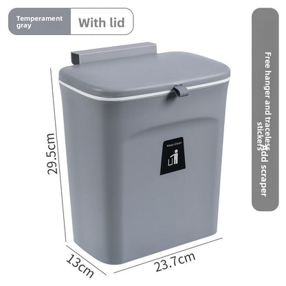 Plastic trash bin