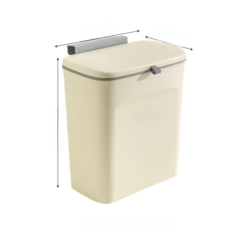 Plastic trash bin
