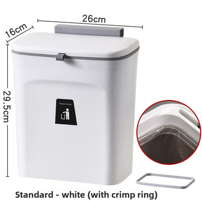 Plastic trash bin
