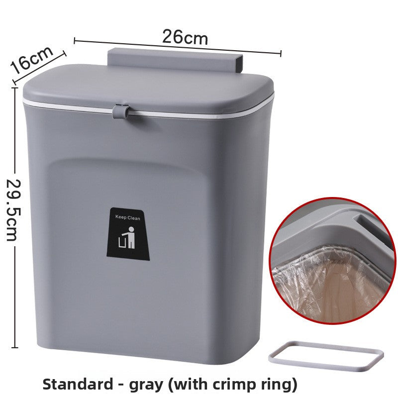 Plastic trash bin