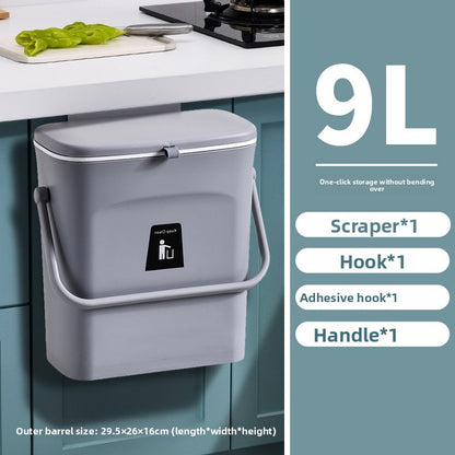 Plastic trash bin