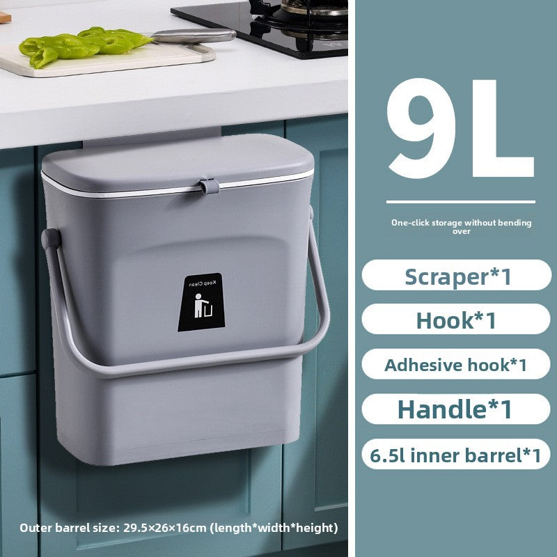 Plastic trash bin