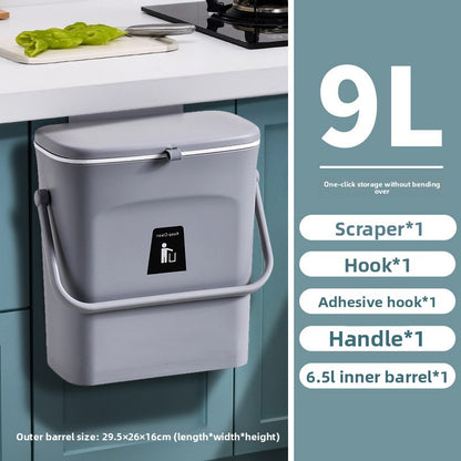 Plastic trash bin