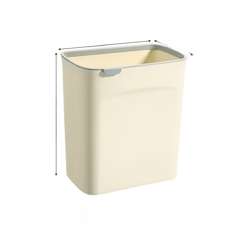 Plastic trash bin