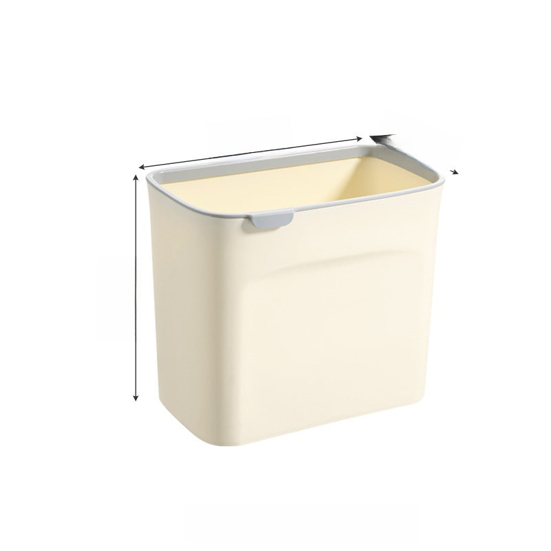 Plastic trash bin