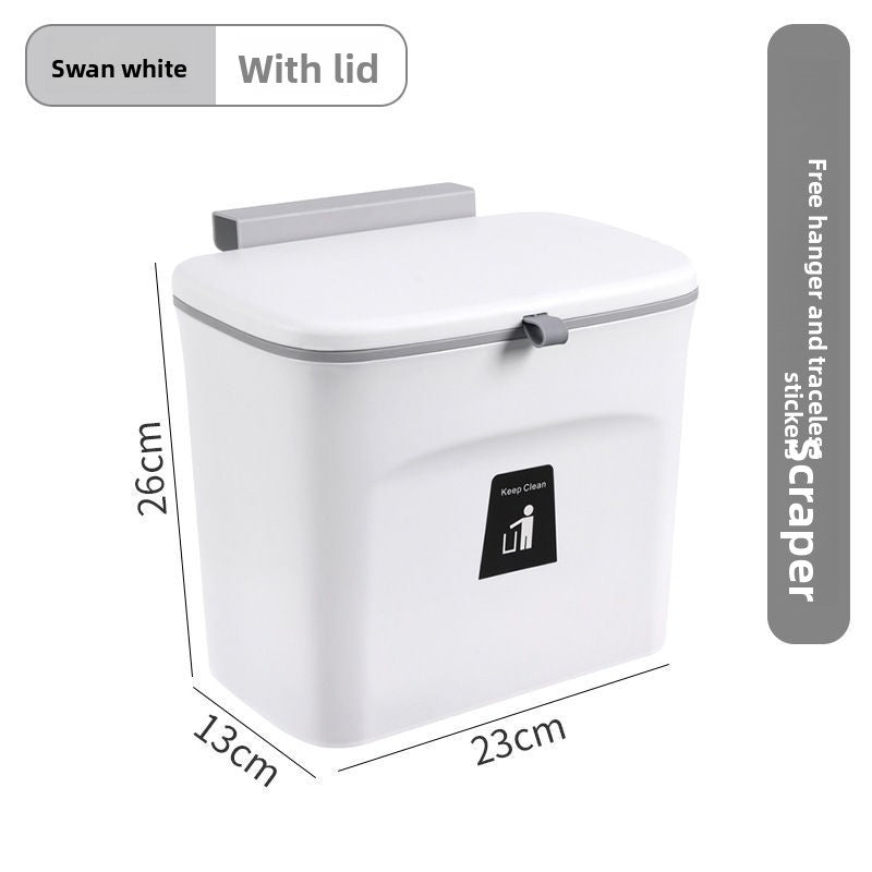 Plastic trash bin
