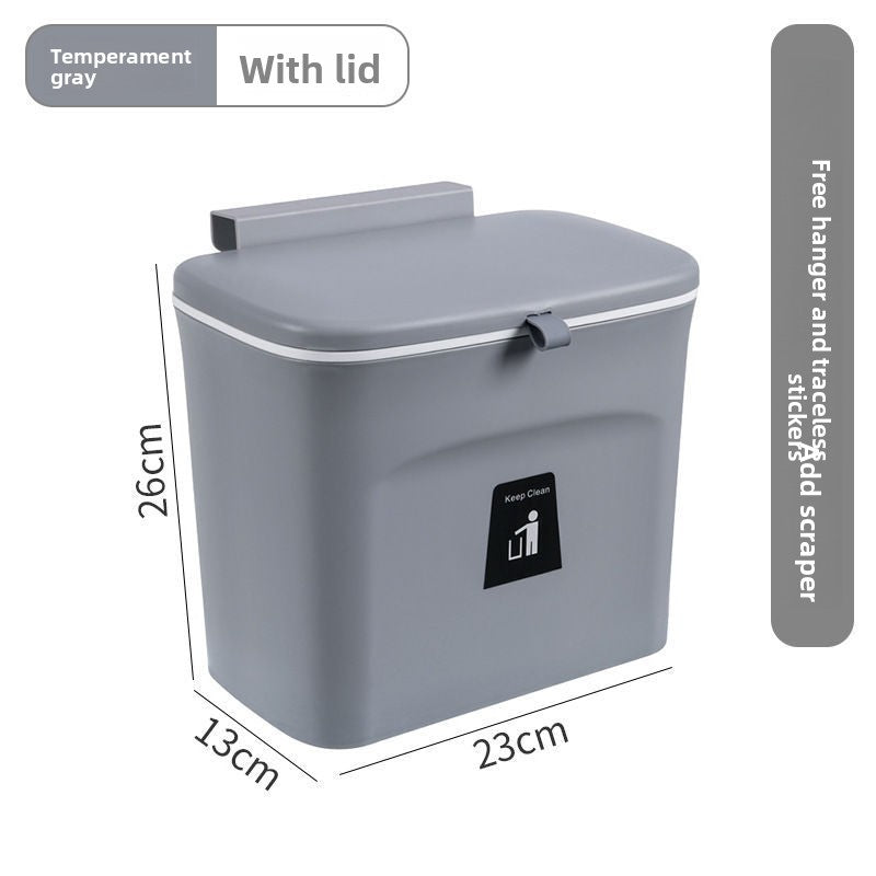 Plastic trash bin
