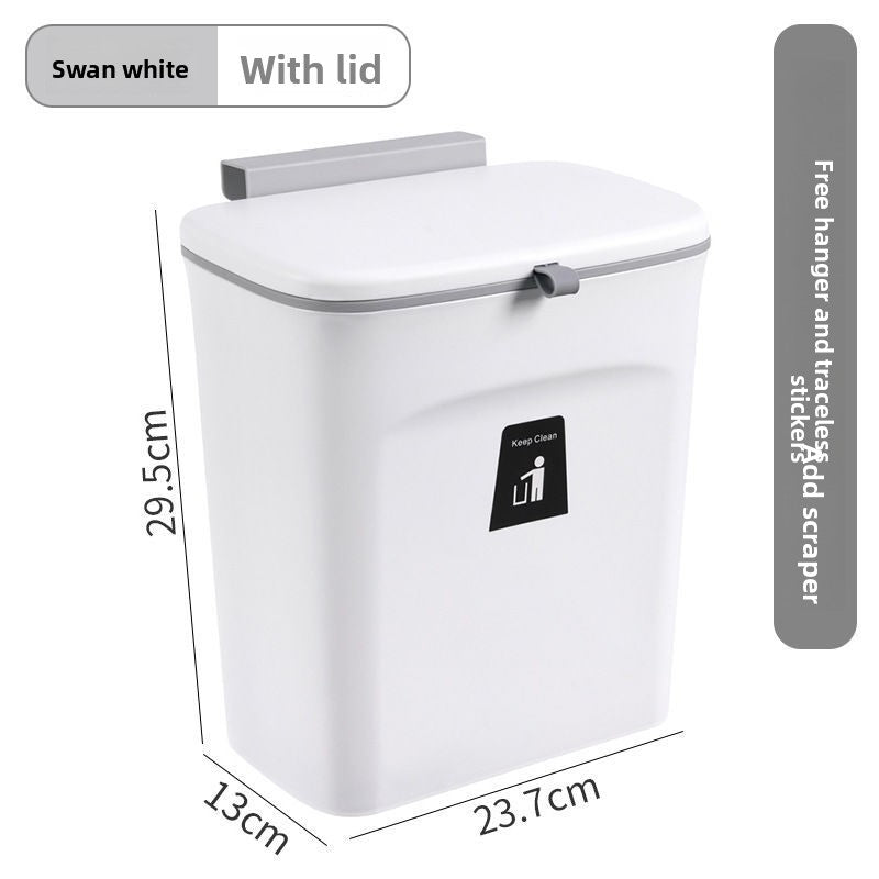 Plastic trash bin