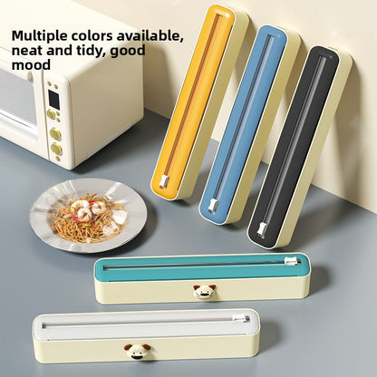 Plastic wrap cutter