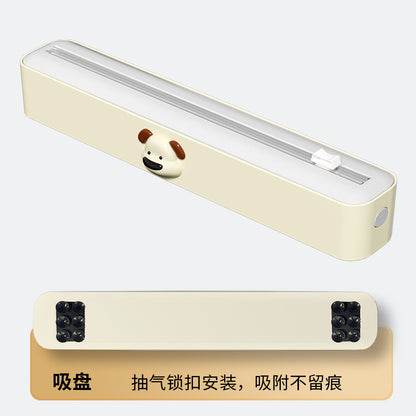 Plastic wrap cutter