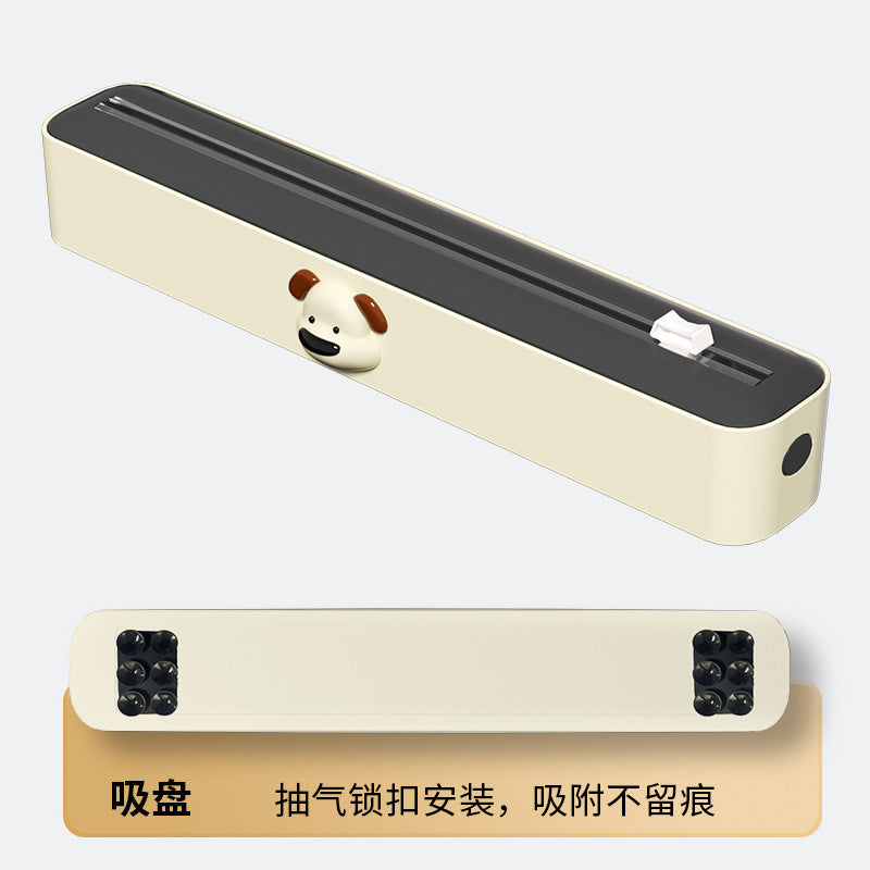Plastic wrap cutter