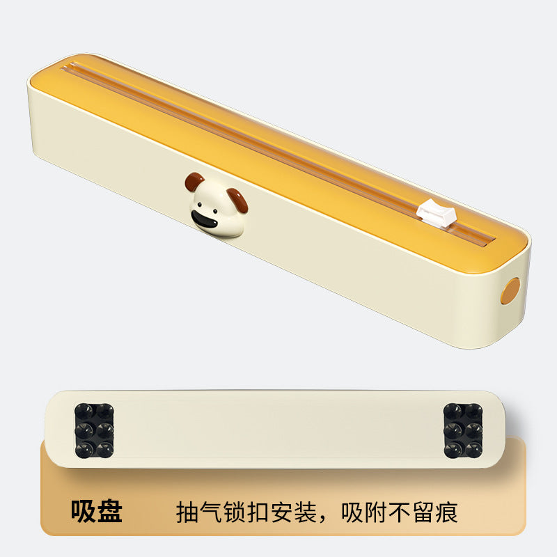 Plastic wrap cutter