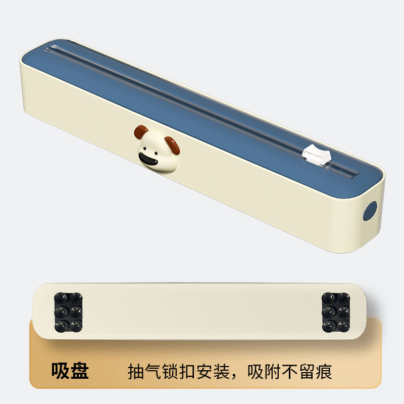 Plastic wrap cutter