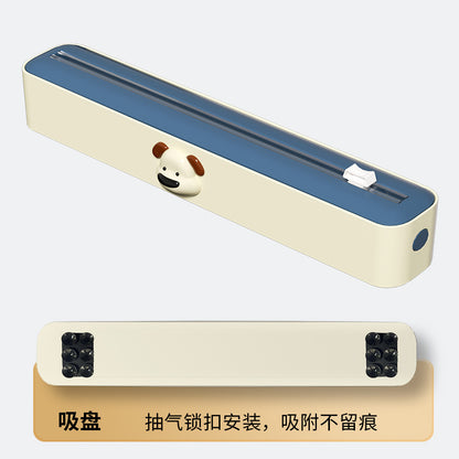 Plastic wrap cutter