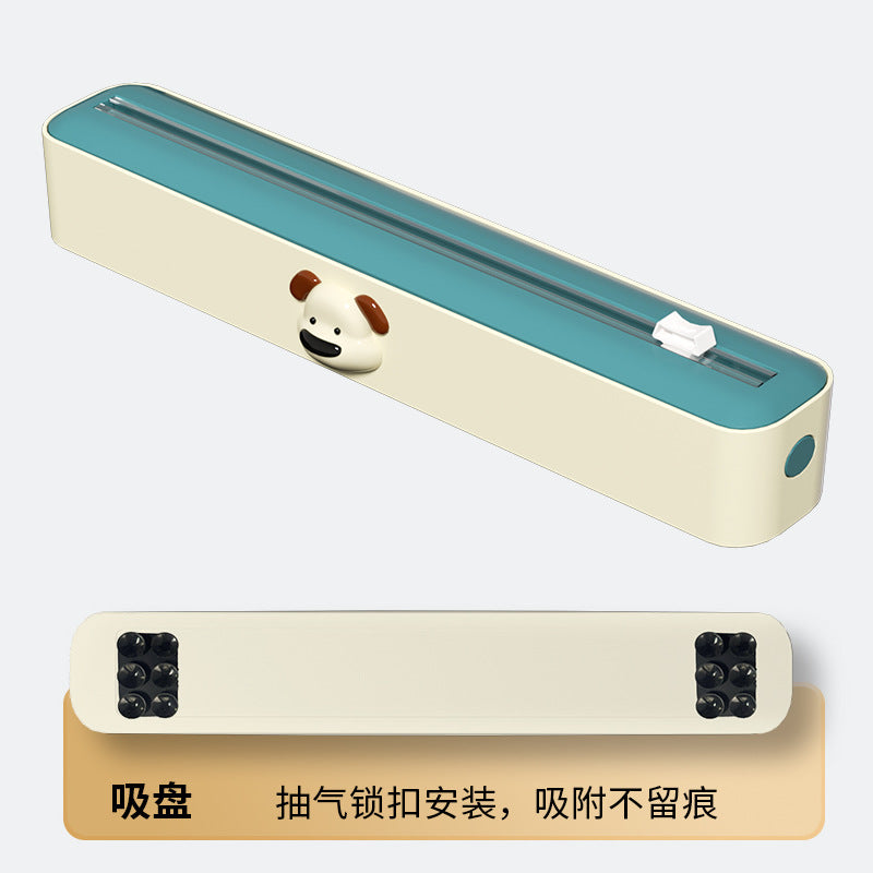 Plastic wrap cutter