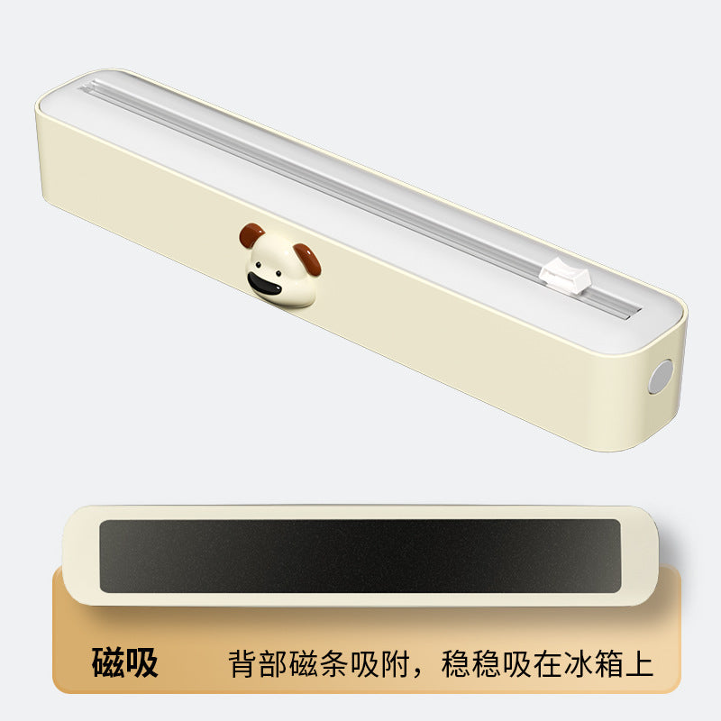 Plastic wrap cutter