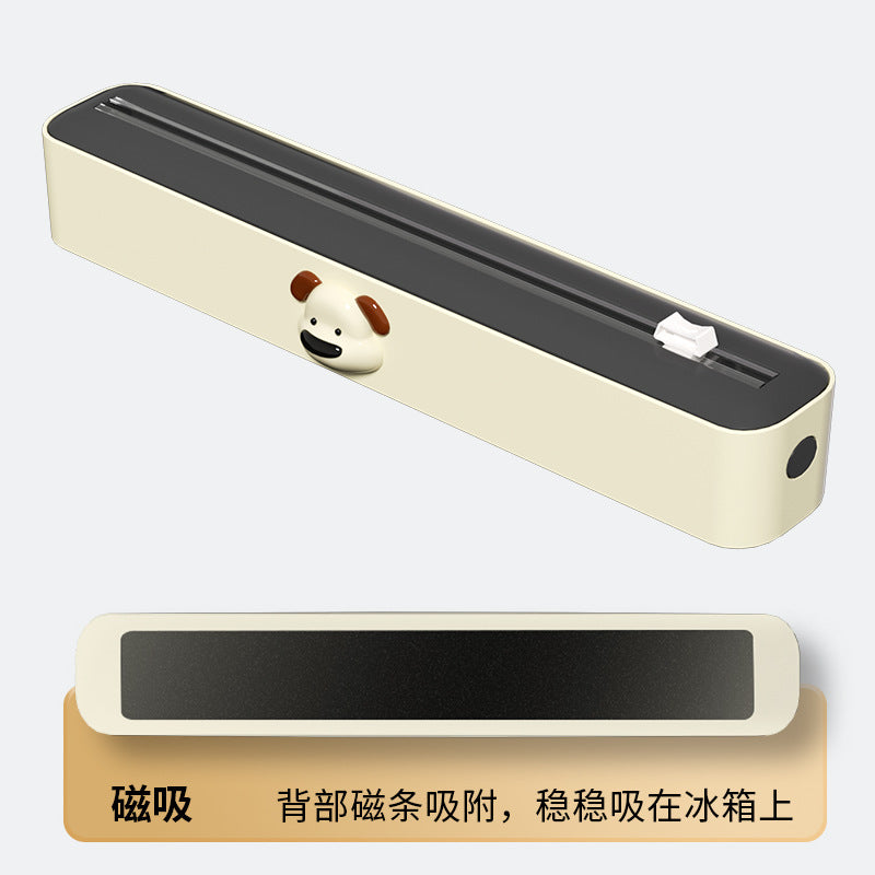 Plastic wrap cutter
