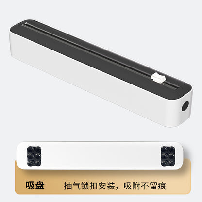 Plastic wrap cutter