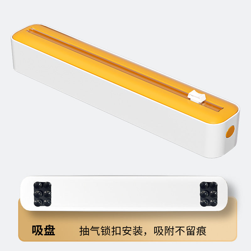 Plastic wrap cutter