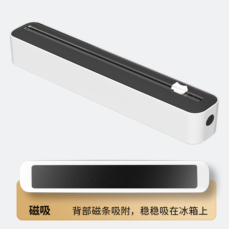 Plastic wrap cutter