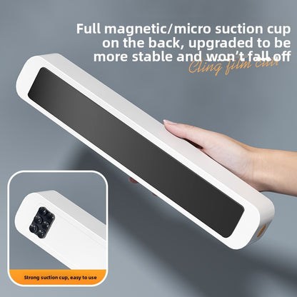 Plastic wrap cutter