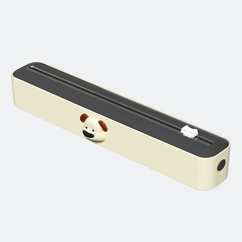 Plastic wrap cutter