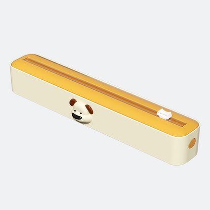 Plastic wrap cutter