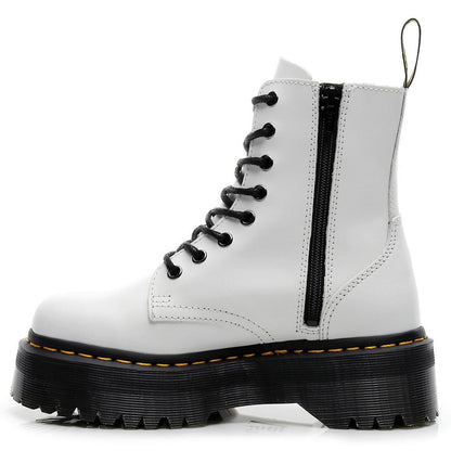 Platform Bottom Lace-up Tooling Boots