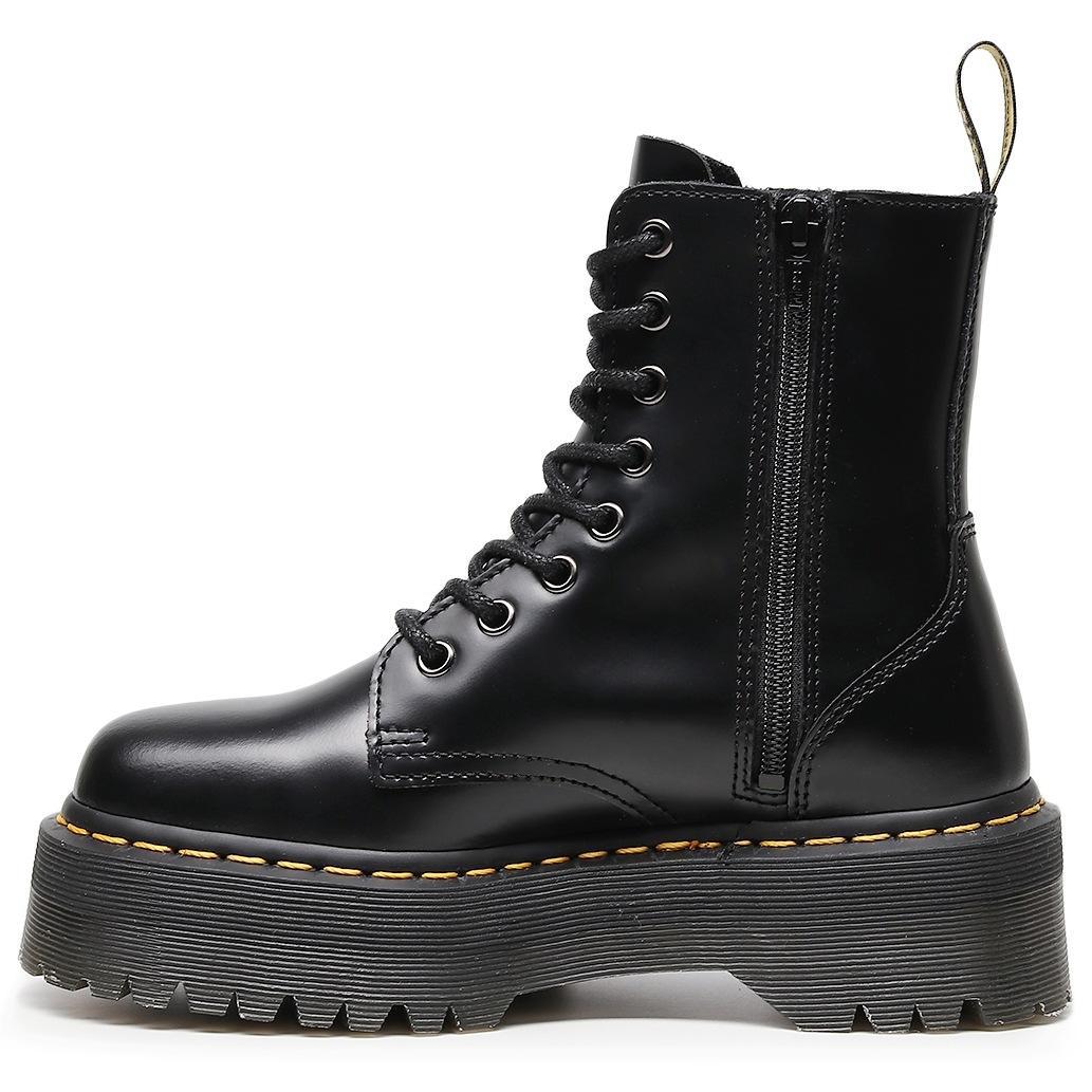 Platform Bottom Lace-up Tooling Boots