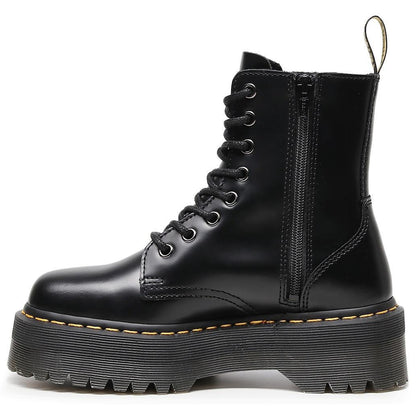 Platform Bottom Lace-up Tooling Boots