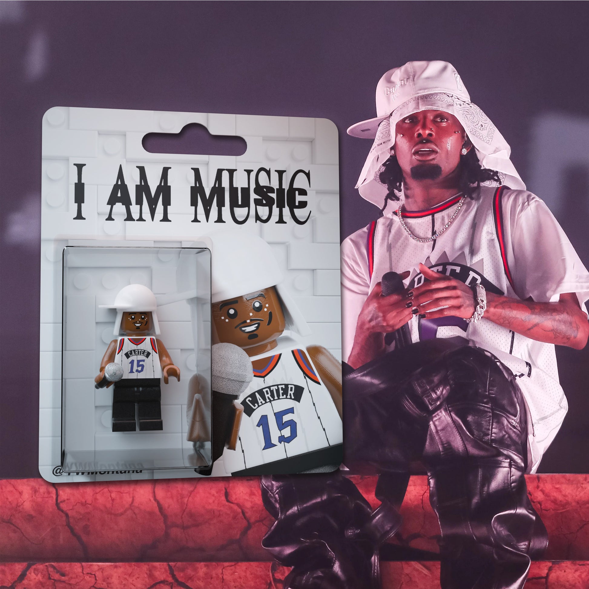 Playboi Carti Building Block Figures