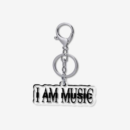 Playboi Carti I Am Music 5cm Transparent Keychain Lobster Clasp