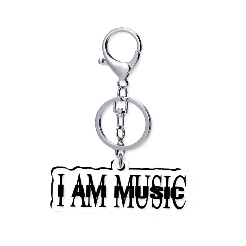 Playboi Carti I Am Music 5cm Transparent Keychain Lobster Clasp