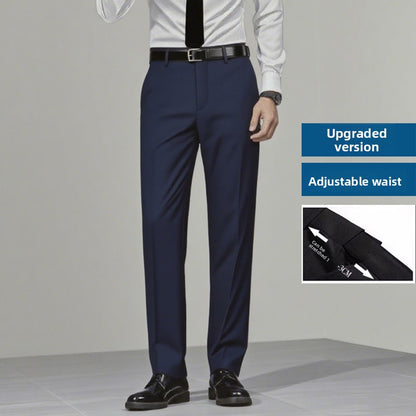 Playboy Suit Pants for Men, Business Formal Wear, Loose Straight-Leg, Plus Size, for Work, Interviews, Administrative, Commuting, Workplace, Career