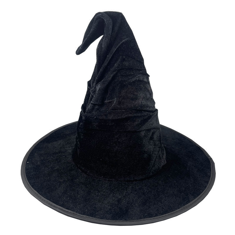 Pleated Flannel Witch Hat