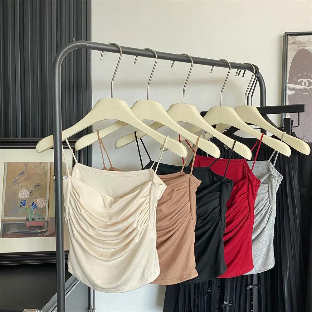 Pleated Knit Sleeveless Top