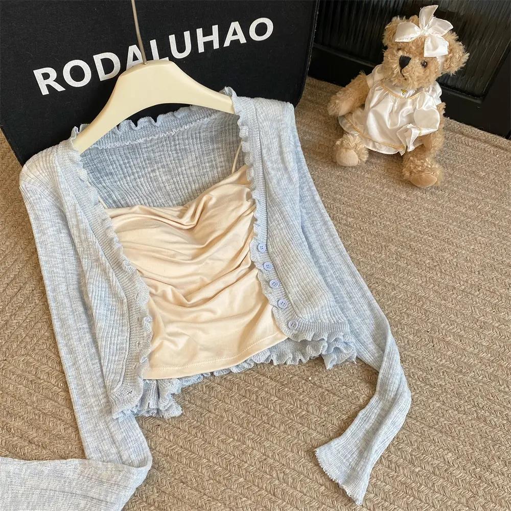 Pleated Knit Sleeveless Top