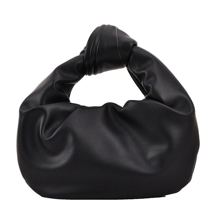 Pleated Round Handbag