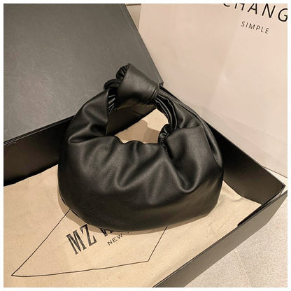 Pleated Round Handbag