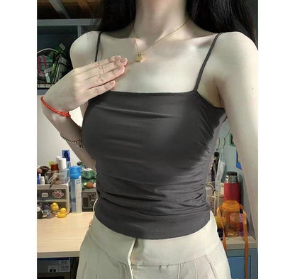 Pleated Slim Fit Women's Camisole