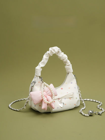 Pleated tote bag