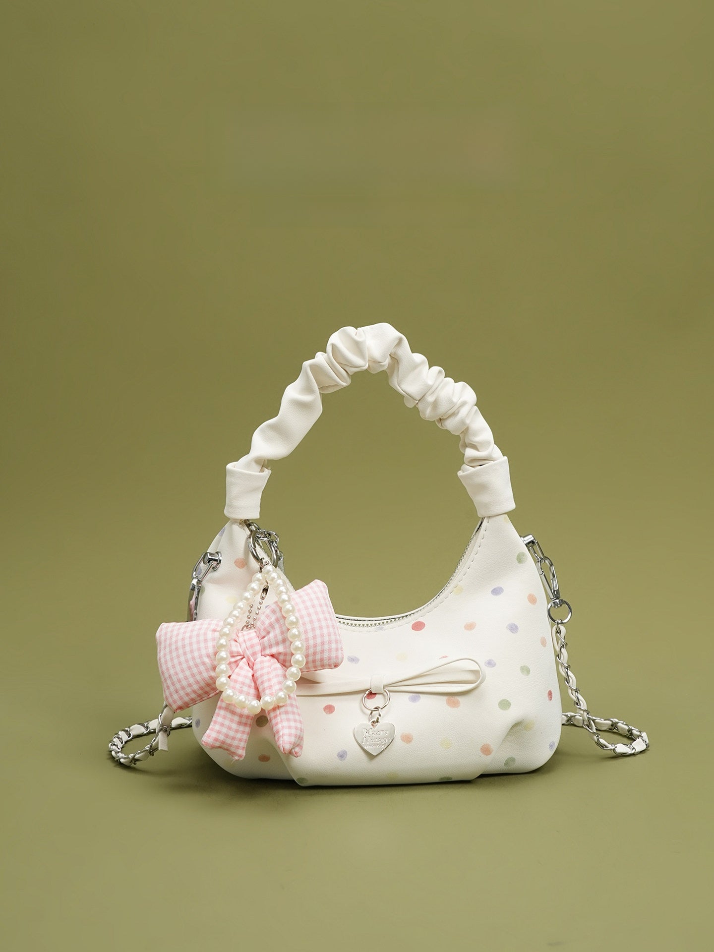 Pleated tote bag