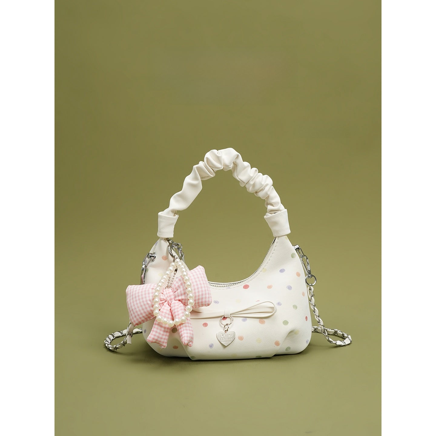 Pleated tote bag