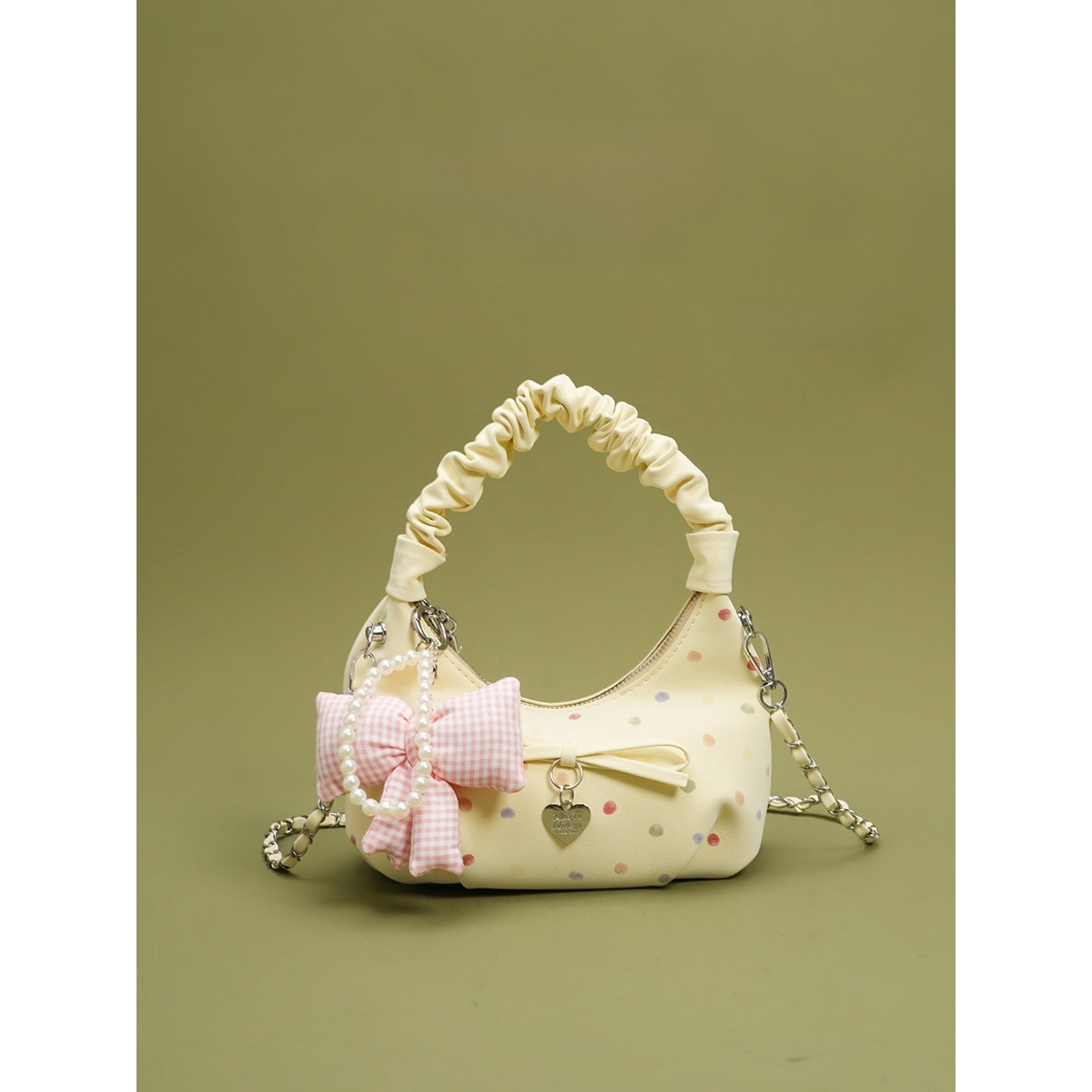 Pleated tote bag