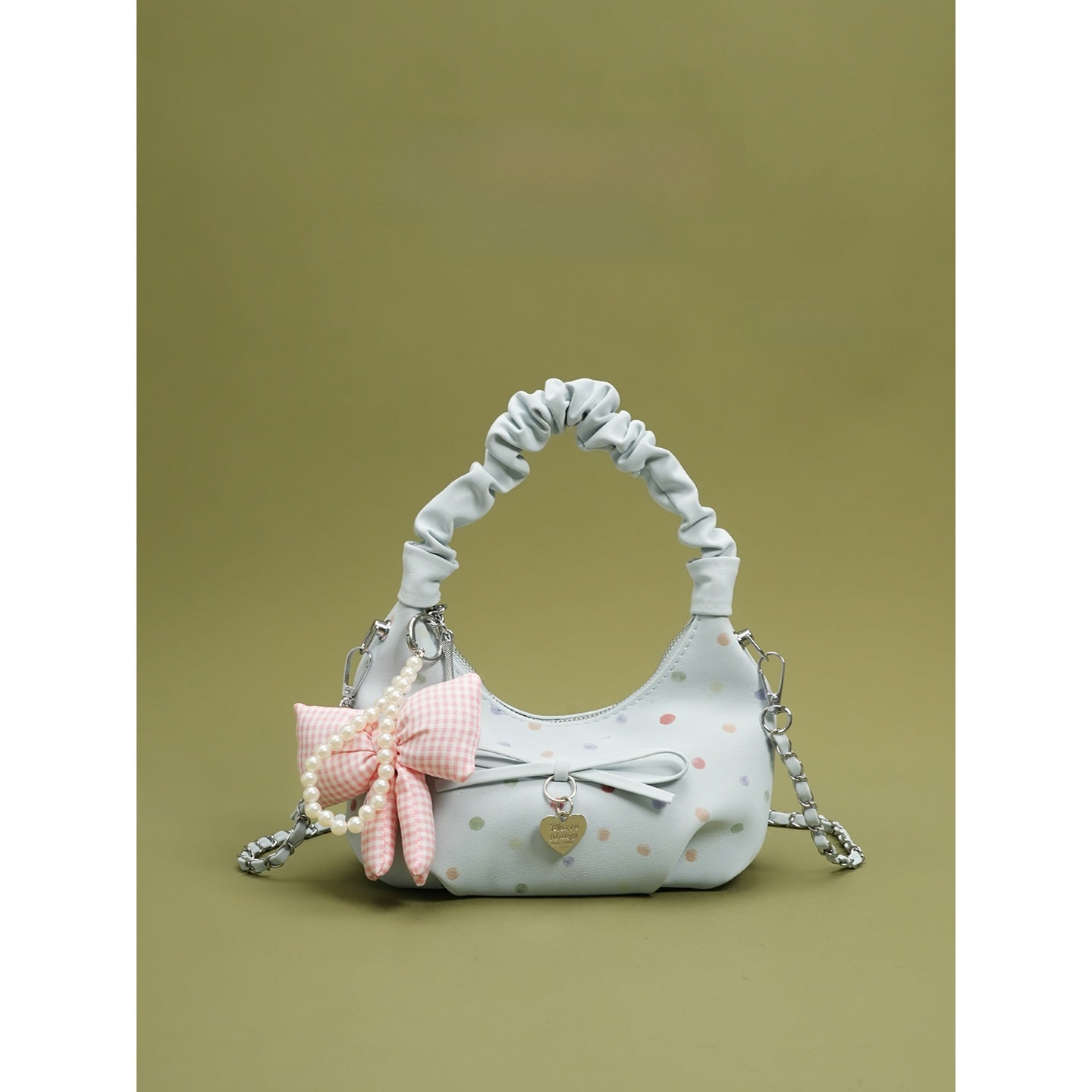 Pleated tote bag